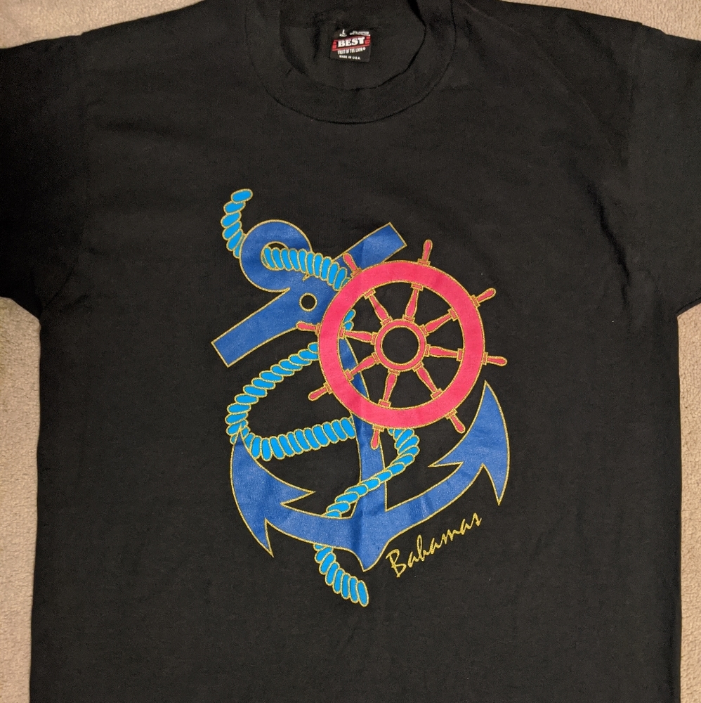 Vintage Bahamas T-Shirt Size Large